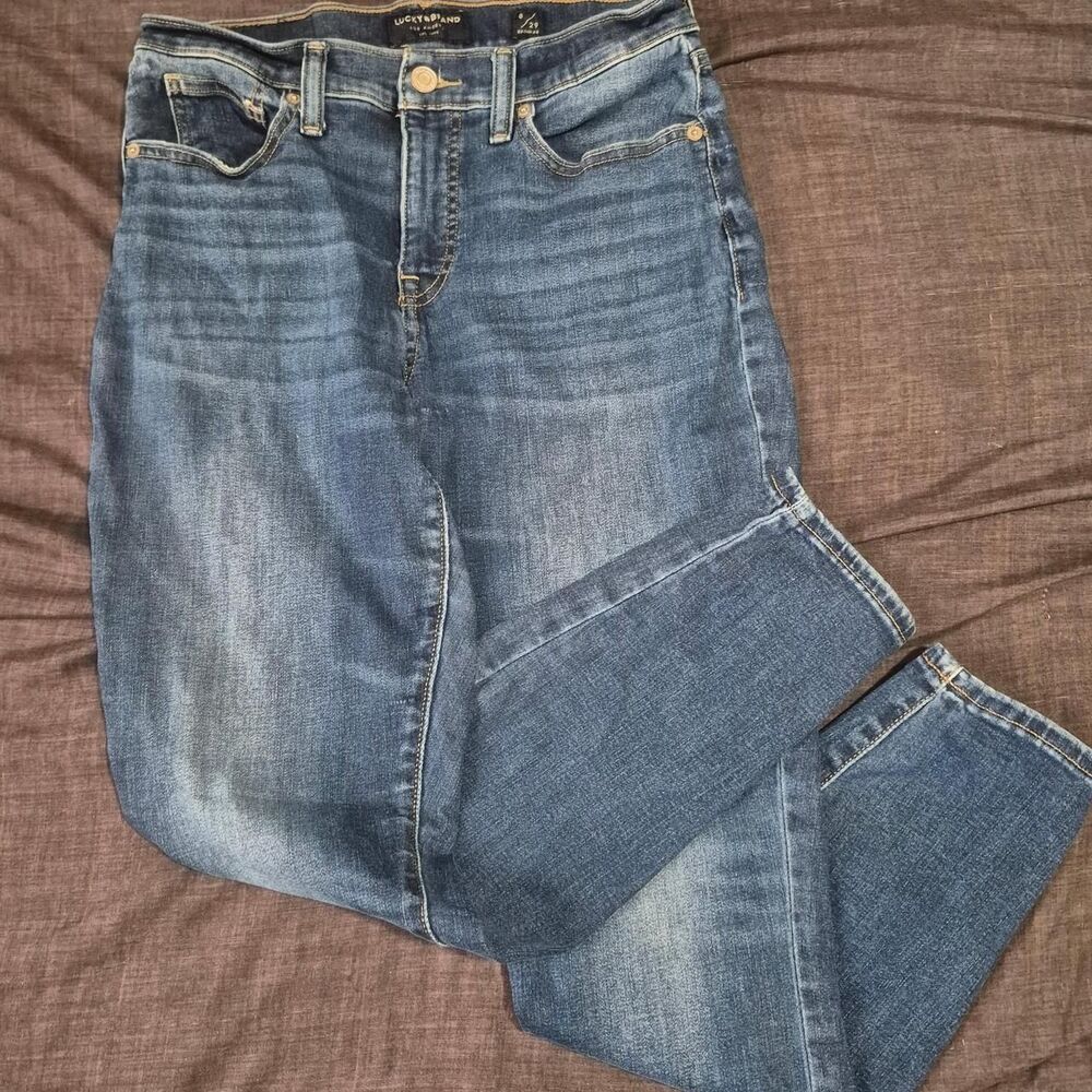 Lucky-brand Women's Blue and Navy Jeans